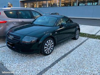 audi tt 1.8t quattro 225 ch – 2005 – vert foncé / cuir beige – très bel état