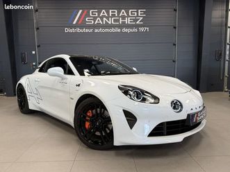 alpine a110 s 1.8l 292cv - gar 3 ans -toit carbone/black pack/caméra - suivi alpine