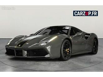 ferrari 488 gtb grigio scuro*carbone sièges racing lift*échappement sport