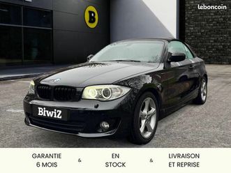 bmw série 1 cabriolet 120ia 170 ch edition exclusive /suivi bmw/sièges/volant chauffants/bi-xénon...