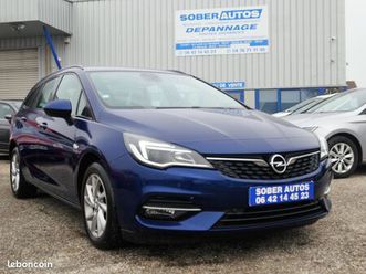 opel astra sport tourer edition business 1.5 cdti 122cv 49850km d origine gps clim ct 2027 gtie 1 an