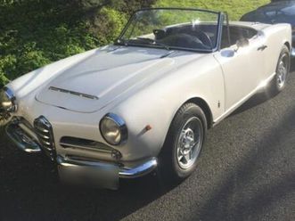 très rare spider alfa roméo giulia 1600 véloce - 1965