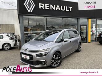 citroën grand c4 spacetourer 1.5 hdi 130 shine pack 7pl* carplay* sieges massants* camera 360