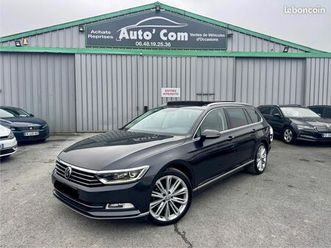 volkswagen passat sw 2.0 tdi 190ch dsg7 carat exclusive + toit ouvrant