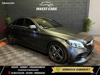 mercedes classe c 220d 194ch amg line 9g-tronic phase 2 - tva recuperable - garantie 6 mois