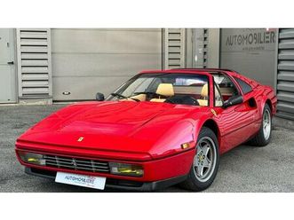 1987 ferrari 328 rouge manuel, 5 vitesses conduite à gauc...