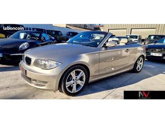 bmw serie 1 cabriolet 123 d 205 luxe * 114000 km+ carplay