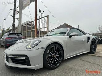 porsche 911 992 cabriolet 650ch turbo s cabriolet pdk 1ère main chalk/malus paye/suivi complet