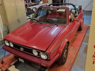 vw golf 1 cabrio red special canton argovie - tutti.ch