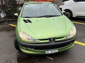 peugeot 206cc top zustand canton bâle-ville - tutti.ch