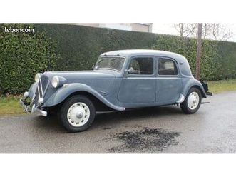 rare citroën traction 15/6 d grise perle roues pilote malle plate 2eme main