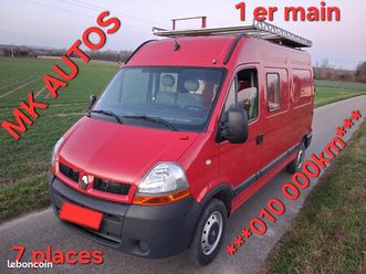 master pompier *10 000km * 2.5 dci 7 places 1er main galerie