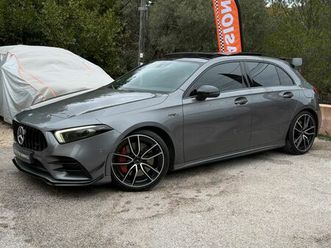 mercedes-benz classe a35 amg 2.0 306ch 7g-dct speedshift 4matic origine fr + suivi mercedes à jour (pack aéro, toit ouvrant, sièges amg élec + chauffants, burme