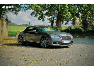 bentley continental gtc speed 635cv