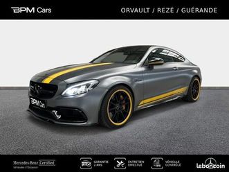 mercedes-benz classe c coupé 63 amg s 510ch edition 1 grise speedshift mct