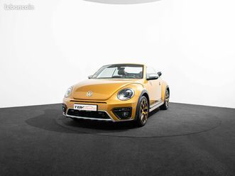 volkswagen coccinelle cabriolet edition dune tsi 105 cv gps carplay feux led jantes 18 canyon parkpilot