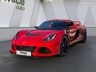 lotus exige s - v6 3.5 350 compressé - rouge ardent - carbone - cl brakes - garantie 12 mois