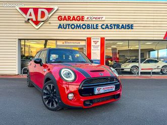 mini cooper s 5 portes 192 ch suivi entierement mini / toit ouvrant / pack city zen / nav 8 700 d option