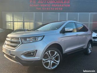 ford edge 2.0 tdci 210ch titanium i-awd powershift / caméra / toit ouvrant / gps / attelage / 2016 / 173 135 kms