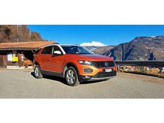 vw t-roc 4x4,72t km,topausstattung+zustand 8-fach,ahk 2.0tdi