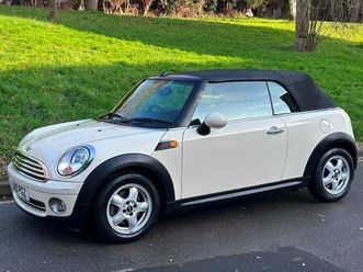 2010 mini cooper 1.6 one (98bhp) convertible 2d