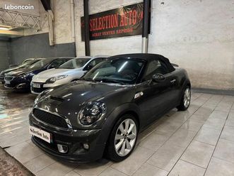 mini roadster cooper cabriolet 2.0l sd boîte auto an 2012 124000km