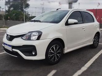 toyota etios platinum 1.5 2018 automatico completo revisado econômico confiável conservado