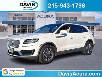 used 2019 lincoln nautilus select