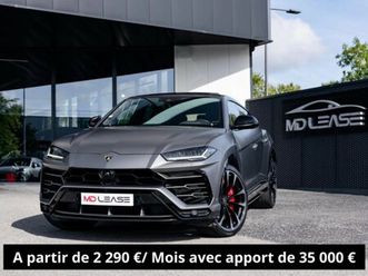 lamborghini urus 4.0 v8 650 ch bva8 - leasing 2 290 euros/ mois