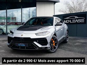 lamborghini urus 4.0 v8 666 ch bva8 - leasing 2 990 euros/ mois performante