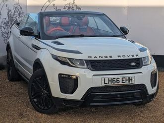 2016 land rover range rover evoque 2.0 si4 hse dynamic lux (start/stop) convertible 2d