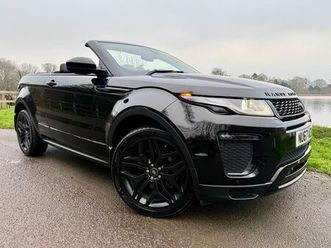 2017 land rover range rover evoque 2.0td4 hse dynamic (start/stop) convertible 2d auto