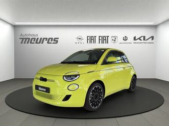 fiat 500 la prima, 95 ps, amalfi gelb, kunstleder, le