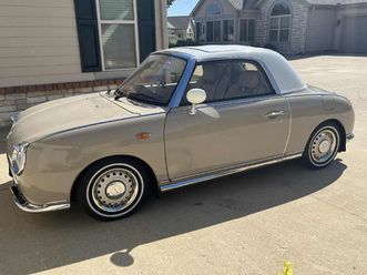 1991 nissan figaro factory turbocharged engine, a/c, new convertible top