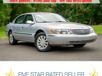 2002 lincoln continental only 54k mi leather serviced carfax we ship!