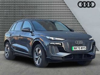 audi q6 e-tron s line performance