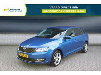 skoda rapid spaceback clever 95pk i climate control i navigatie i cruise control i stoelverwarming