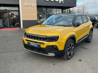 jeep avenger hybrid finition summit 2500km couleur sun toit noir