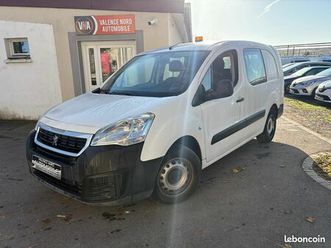 peugeot partner cabine approfondie coulissante - 1ere main / 15 500 km -prix ht garantie 6 mois