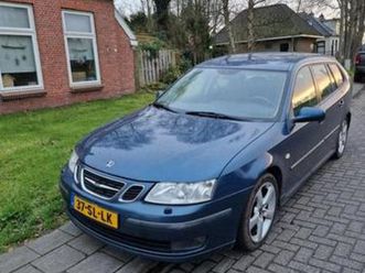 saab 9-3 1.8 t sport estate aut 2006 blauw — saab — marktplaats