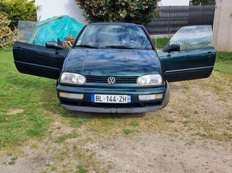 golf 3 cabriolet 1,6 75cv 1995