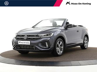 volkswagen t-roc cabrio 1.5 tsi 150pk dsg r-line · camera · apple/android car play · navigatie · stoelverwarming · iq.light · 18'' inch ·