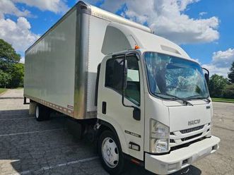 2019 isuzu nrr 24 box truck + walk ramp