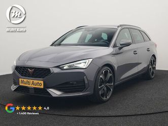 cupra leon 1.4 e-hybrid vz plug in hybrid 245pk dealer o.h phev | keyless | cruise control | lederen sportstoelen verwarmd | navigatie | virtual | front & lane 