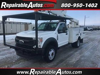2022 ford f-550 regular cab 2wd repairable rear damage