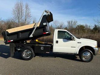 2003 ford f550 7.3l diesel mason dump low miles electric tarp
