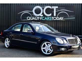 2007 '57' mercedes e500 5.5 v8 avantgarde + amg wheels + full mercedes main dealer history + tansanite blue + sunroof