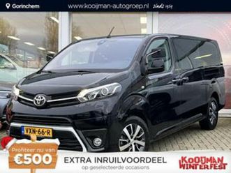 toyota proace worker 2.0 d-4d dynamic long dc verso | 1e eig — bestelauto's — marktplaats
