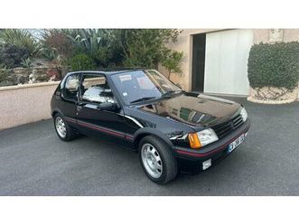 1987 peugeot 205 noir manuel, 5 vitesses conduite à gauch...