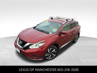 used 2017 nissan murano platinum